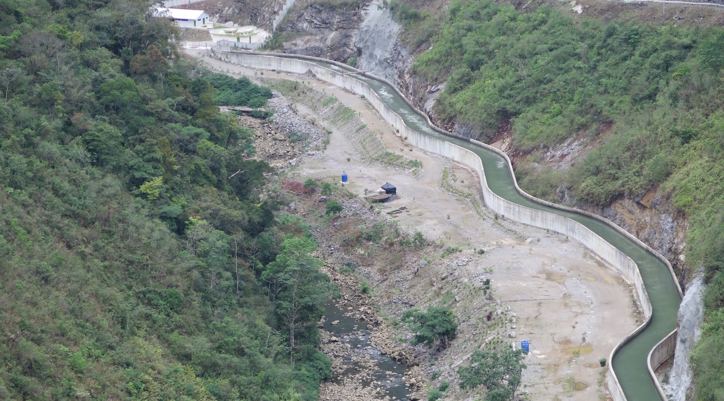 En algunas zonas de los 30 kilómetros del río afectados por el proyecto, el cauce prácticamente no lleva agua/Rosa Martín Tristán,Alianza por la Solidaridad